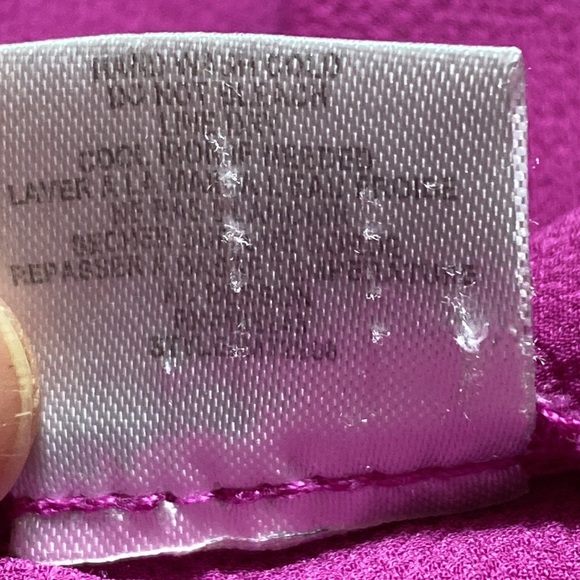 Bobeau Fuchsia Scoop Neck Short Sleeve Shirt L - Picture 9 of 9